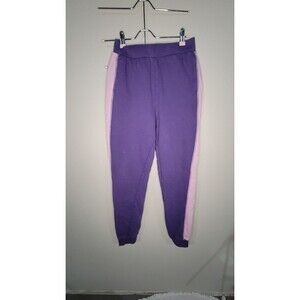Tea Collection Girls 16‎ Colorblock Joggers Purple Pink Blue Pocket 100% Cotton